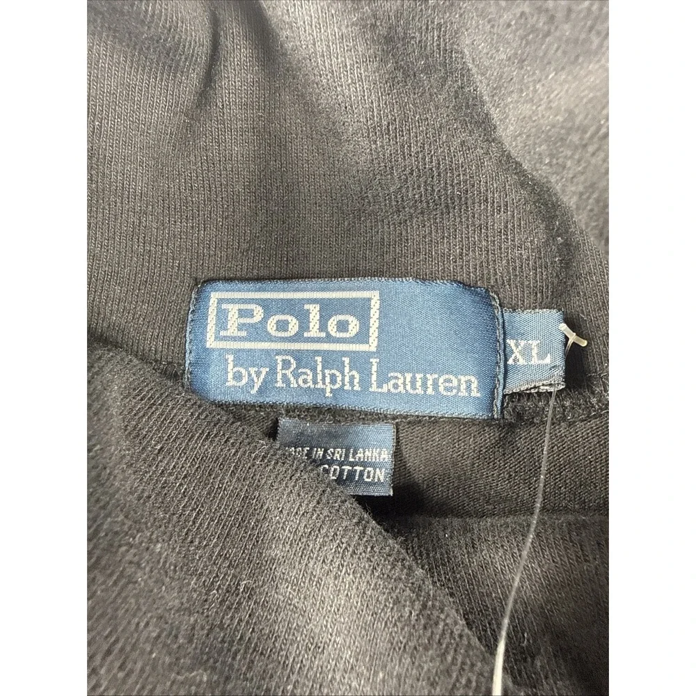 NWT Polo Ralph Lauren Mens Soft Cotton Turtleneck T-shirts Size XL Color Black
